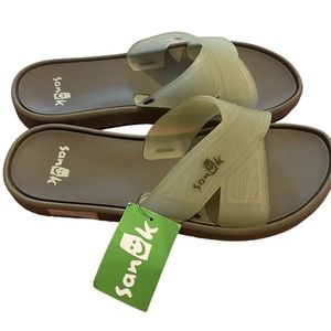 Sanuk Beachwalker Slide Sandals size 9